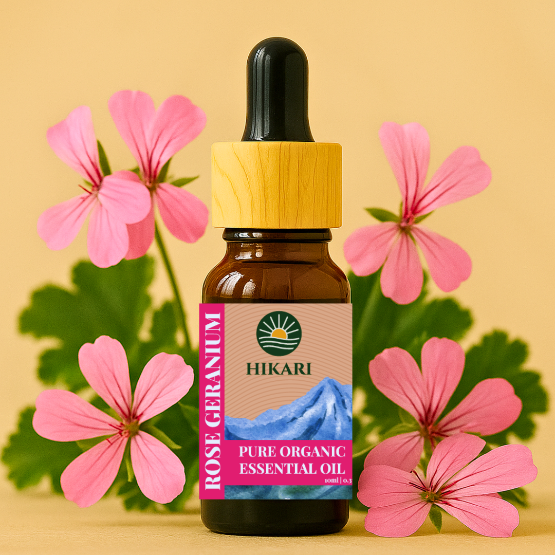 Rose Geranium Pure Organic Essential Oil